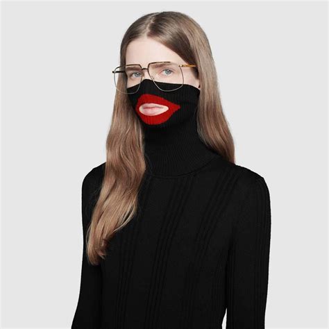 gucci balaclava knit top|wool balaclava jumper gucci.